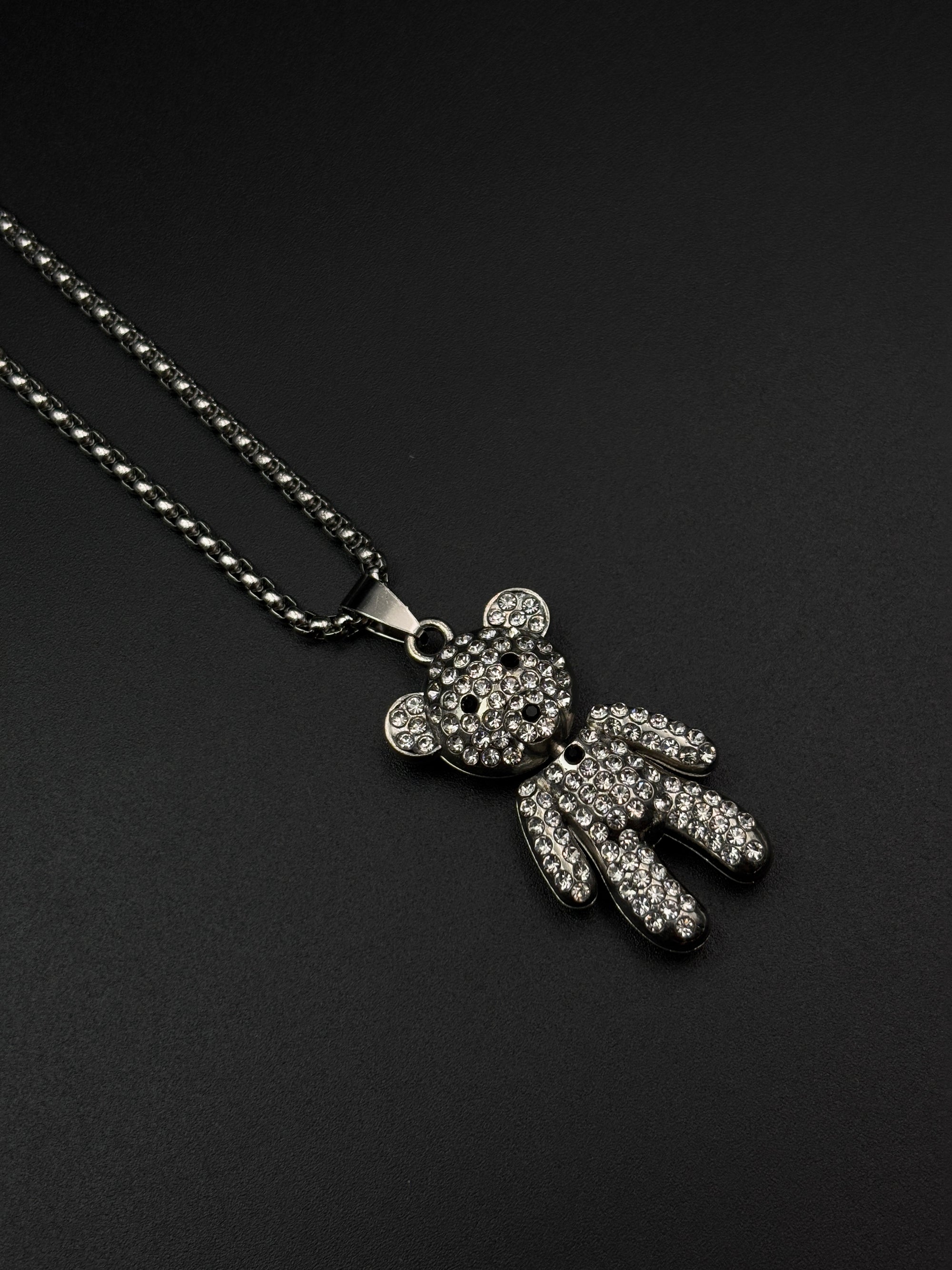 Icy Teddy Necklace