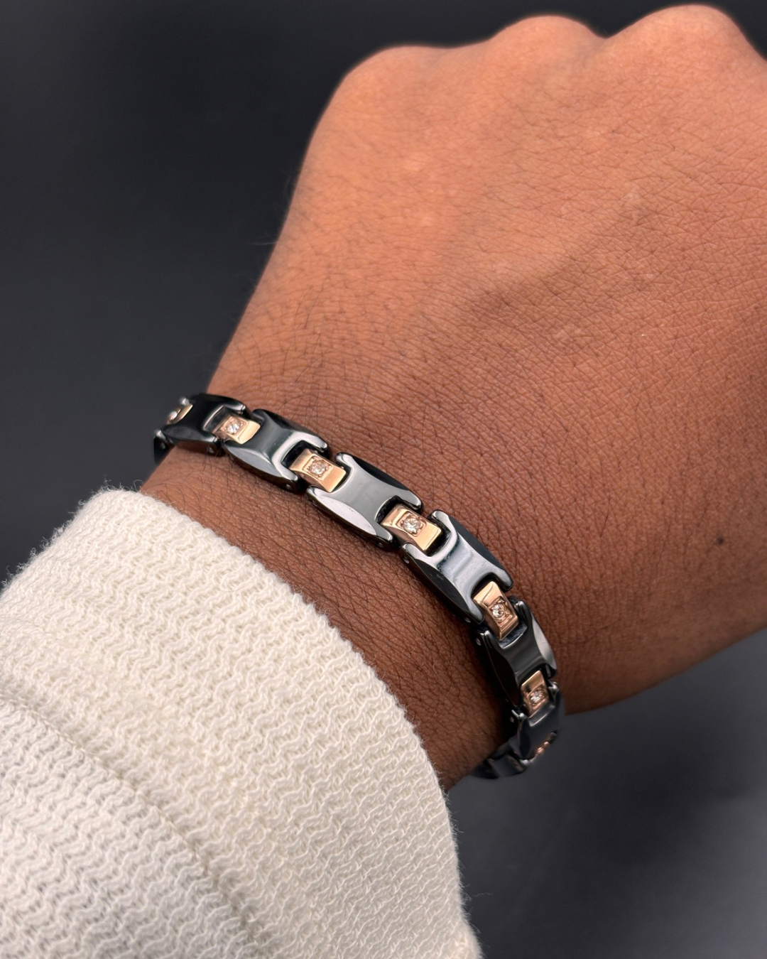 Cera Solitaire Rose-gold Bracelet