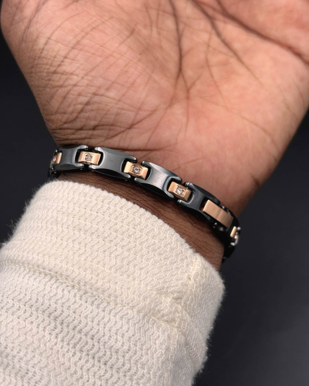Cera Solitaire Rose-gold Bracelet