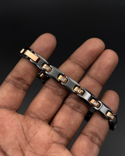 Cera Solitaire Rose-gold Bracelet