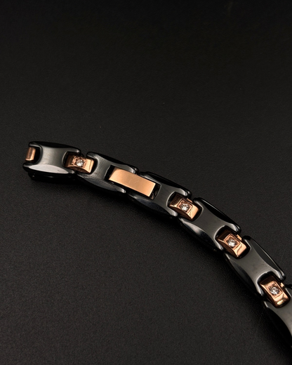 Cera Solitaire Rose-gold Bracelet