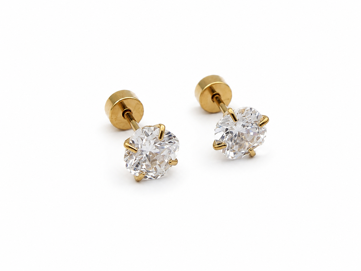 Uncut Diamonds Gold (5 mm)