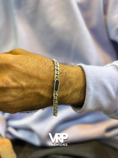 Signature Bracelet Silver & Black