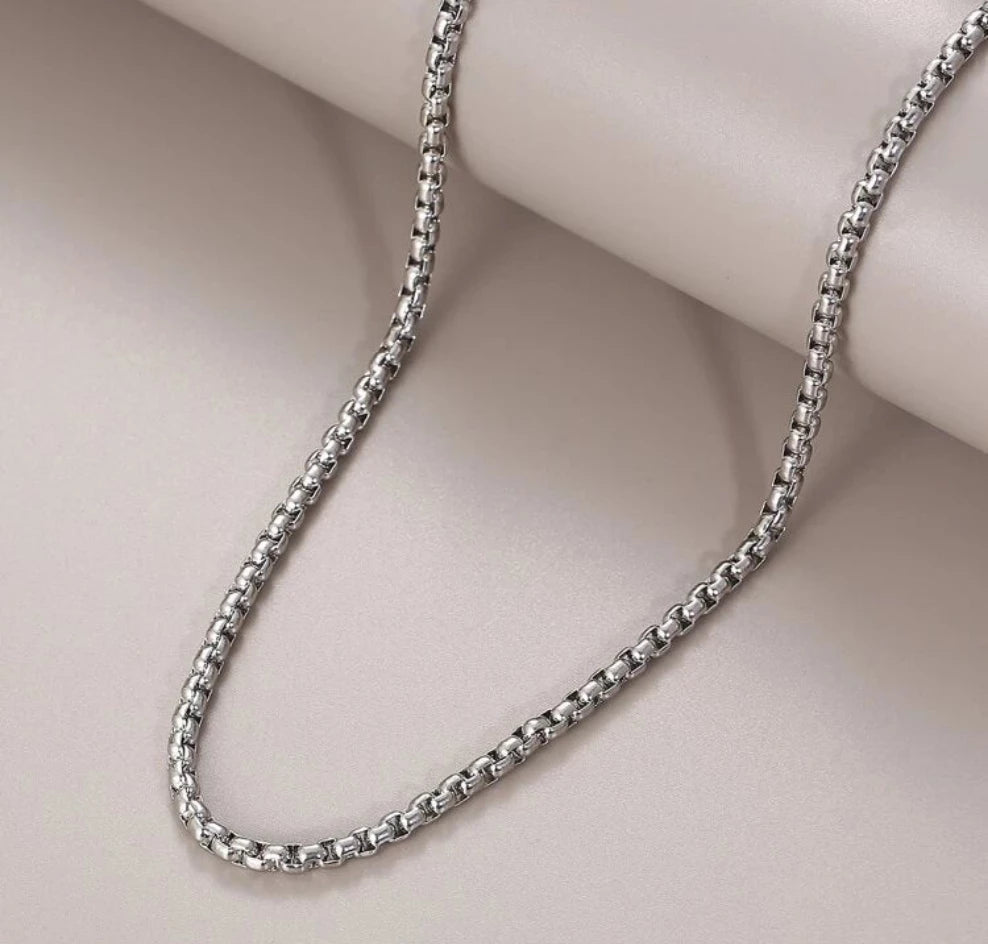 Minimalist Gold & Silver Round Chain for Men - Vrp Fashions 