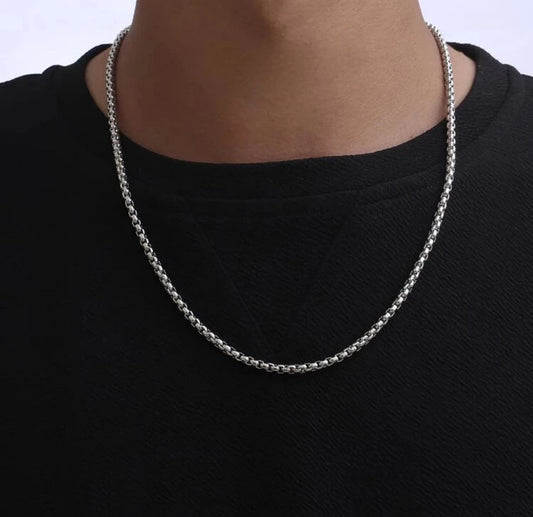 Minimalist Gold & Silver Round Chain for Men - Vrp Fashions 