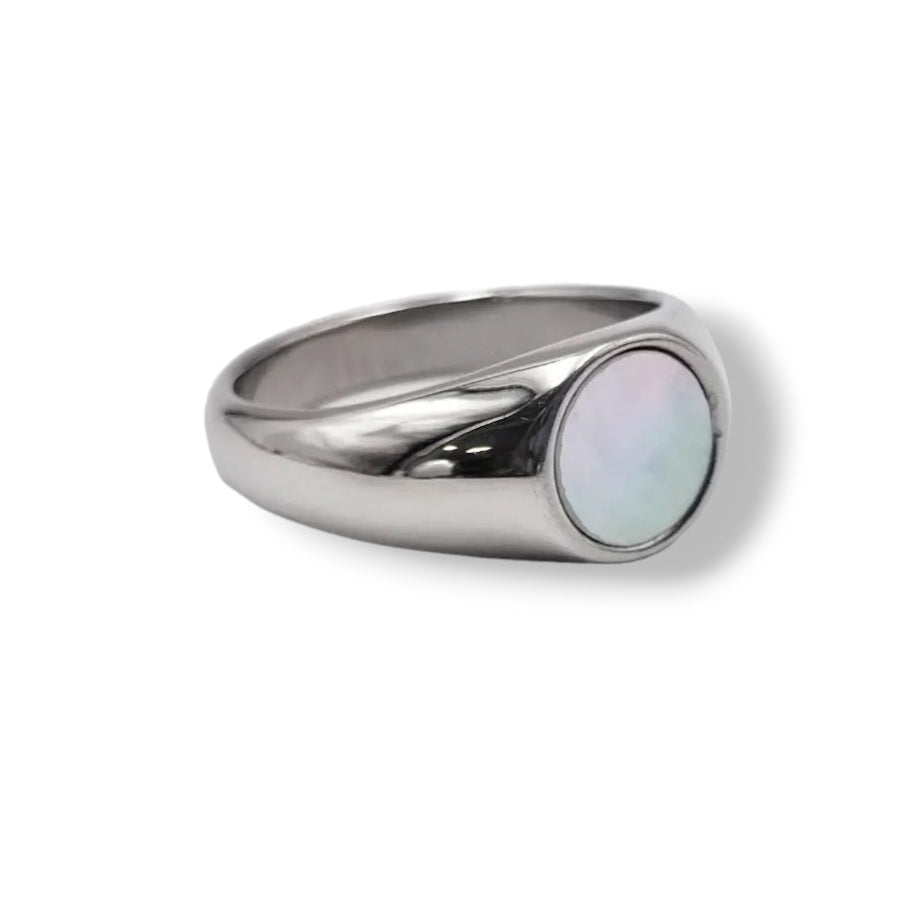 Pearl Signet Ring - Vrp Fashions 