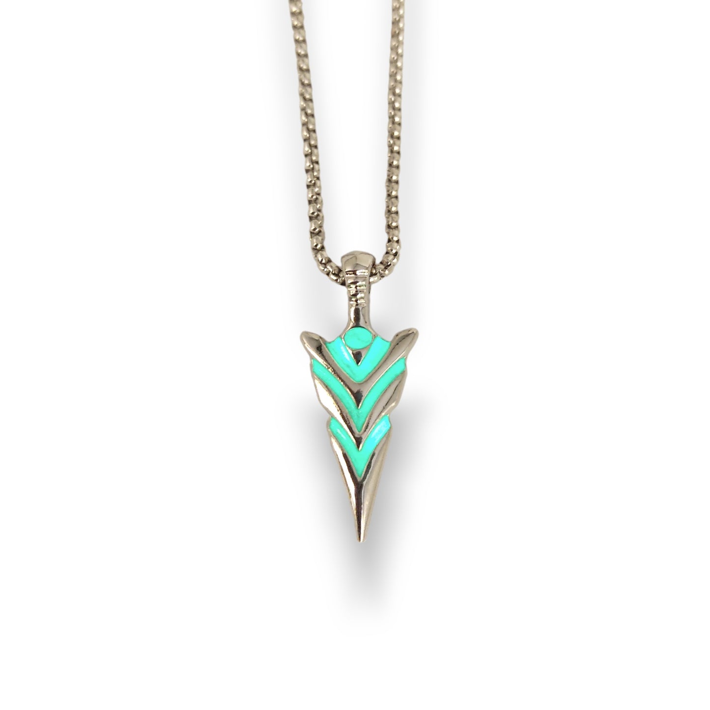 Arrow Necklace (glows in the dark)